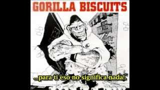 Gorilla Biscuits Big Mouth (subtitulado español)