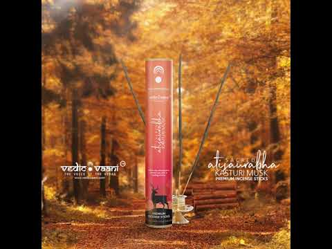 Sacred Atisaurabha Kasturi Musk Premium Incense video