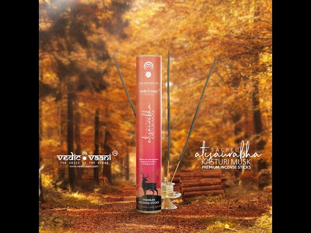 Sacred Atisaurabha Kasturi Musk Premium Incense video
