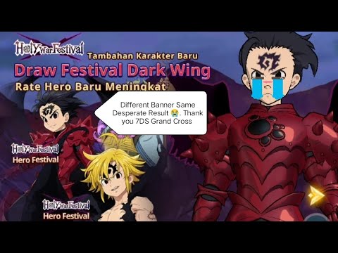 AGAIN! Failed Summons 😭 270💎 Holy War Festival Executioner Zeldris 7DS Grand Cross Indonesia 2021