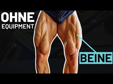 Die 5 besten BEIN Übungen für Zuhause (OHNE EQUIPMENT)