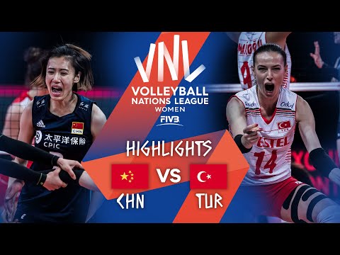CHN vs. TUR - Highlights Week 2 | Women's VNL 2021