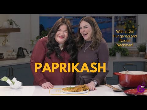 How To Make a Traditional Hungarian Chicken Paprikash and Nokedli