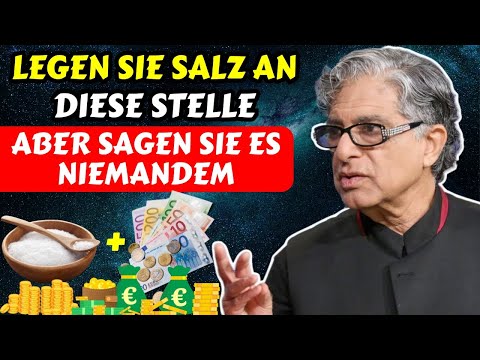 Platzieren Sie Salz an diesem heiligen Ort in Ihrem Haus und verdienen Sie viel Geld - Deepak Chopra