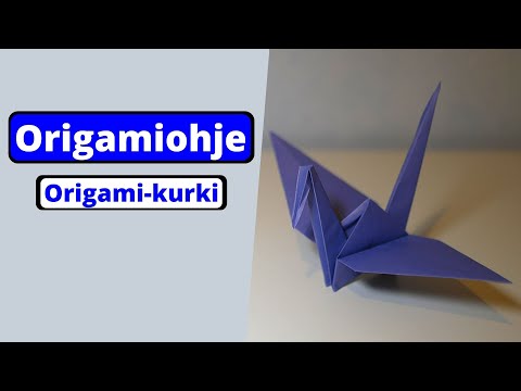 Ohje: Kurkiorigami