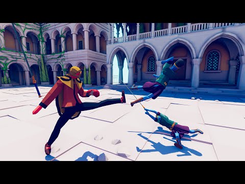 NARUTO BARYON KICKBOXER Vs EVERY UNIT - TABS Totally Accurate Battle Simulator - 🔥 🔥