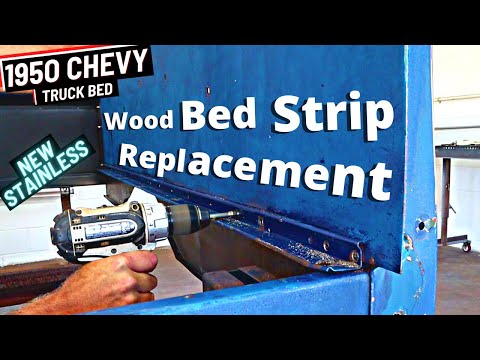 1950 Chevy Truck (Ep 17) Wood Bed Strip Removal and Replacement
