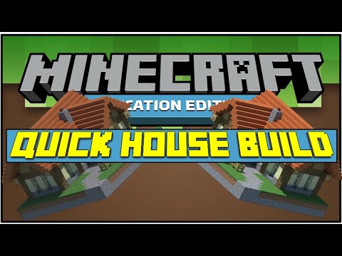 Quick Easy House Code - MINECRAFT EDUCATION