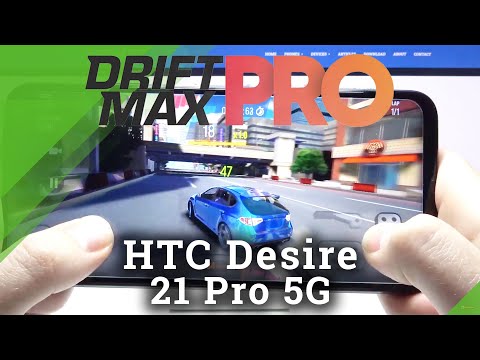 HTC Desire 21 Pro 5G - Drift Max Pro Race Game Checkup