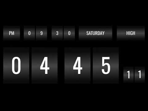 DIGITAL DRUM CLOCK Video