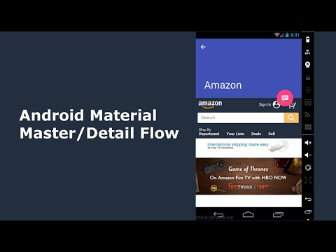 Android Material Design Master/Detail Flow