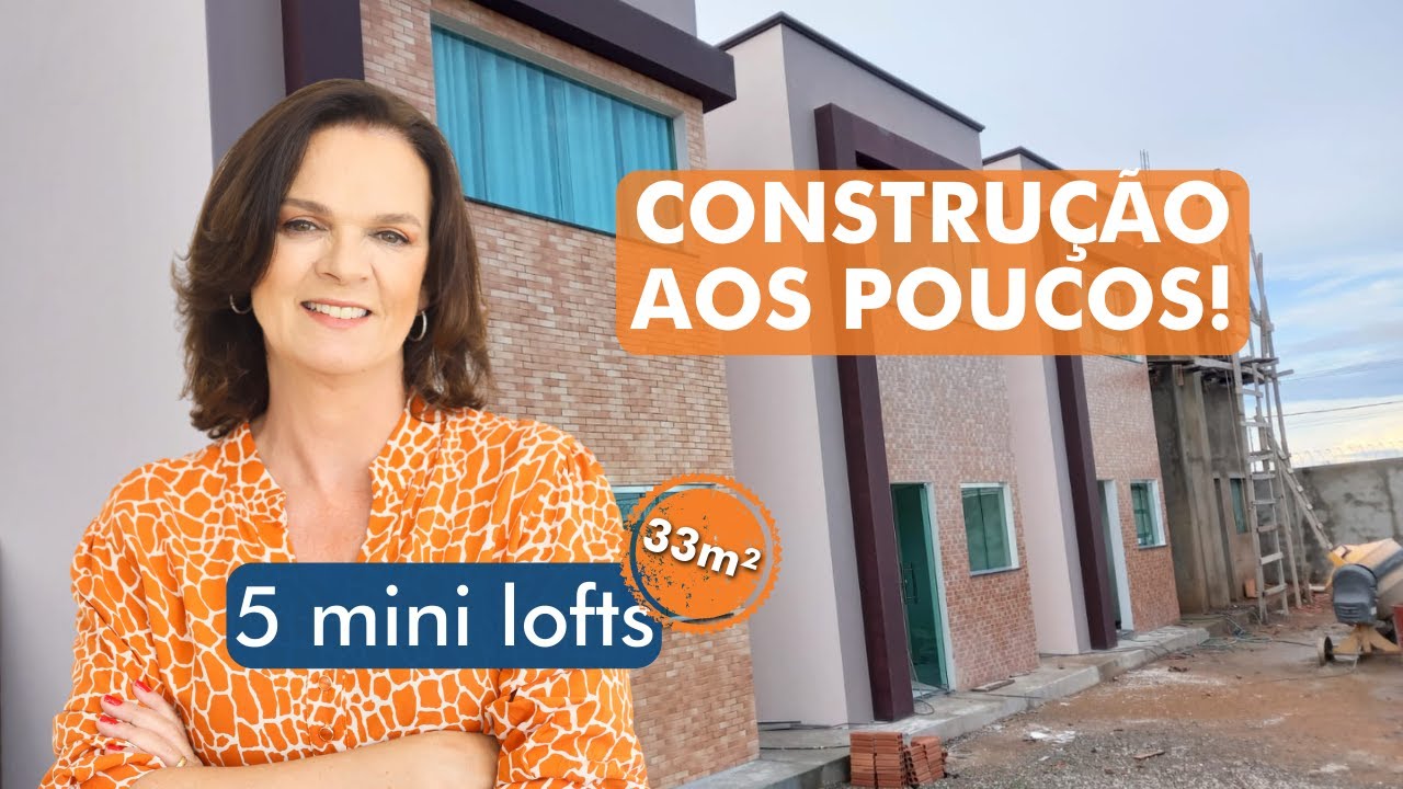 Construção em etapas: Condomínio de Mini Lofts