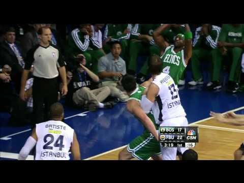 Jeff Green Putback Dunk,Preseason Game vs Celtics - 10/5