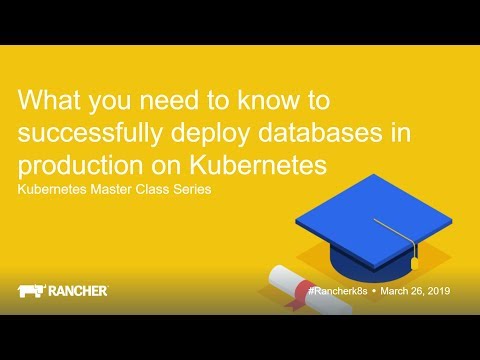 What you need to know to successfully run databases in production on Kubernetes