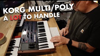 Video thumbnail for KORG MULTI/POLY - Impressive synth with a learning curve by Accurate Beats