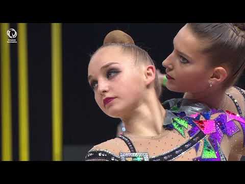 Israel - 2020 Rhythmic Europeans, 3 hoops 2 pairs of clubs final