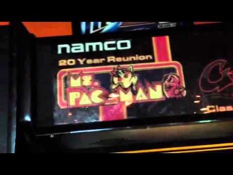 1981 ms. Pacman and galaga arcade game machine at Jimmy Johns