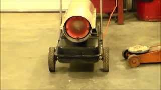 Kerosene Forced Air  Heater to operate on Diesel   Tip