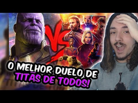 (O MELHOR DUELO!) REAGINDO ao Vingadores VS. Thanos | Duelo de Titãs | REACT | NaiReact