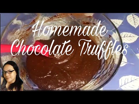 EASY WAY OF MAKING #CHOCOLATE #TRUFFLES || MARIA IRMA