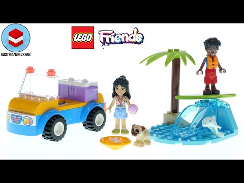 Vidéo LEGO Friends 41725 : La journée à la plage en buggy