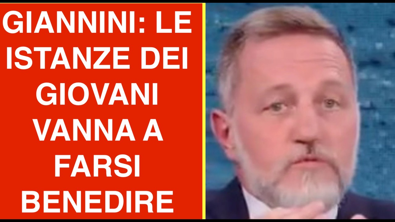 GIANNINI: LE ISTANZE DEI GIOVANI VANNA A FARSI BENEDIRE