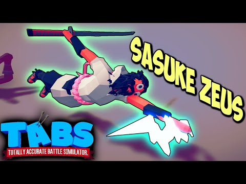 ⚡️Sasuke Zeus vs EVERY FACTION - Totally Accurate Battle Simulator TABS