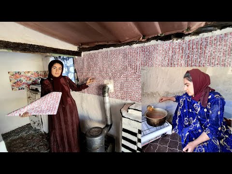 The view of Narges' house became very peaceful and warm today.