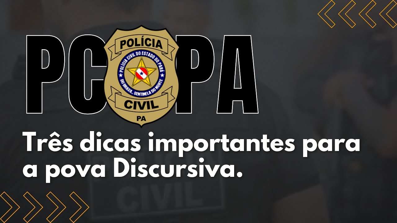 PCPA - Três dicas importantes para a prova Discursiva!