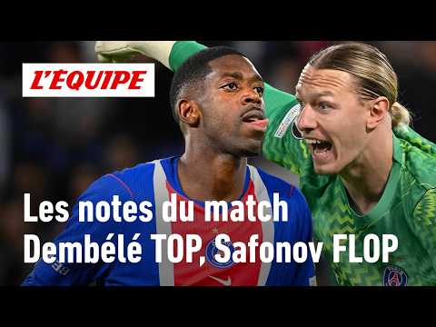 PSG 6-1 Slovan : Dembélé en FEU, Safonov dans le DOUTE, les notes du match