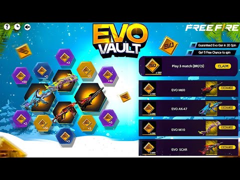 Ob52 100% All Evo Gun Return Event💥| Next Mystery Shop Discount Event | Free Fire New Event