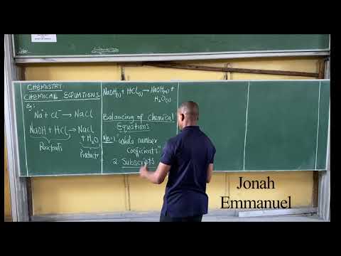 Chemical Equations 1 (JAMB and PUTME Chemistry)