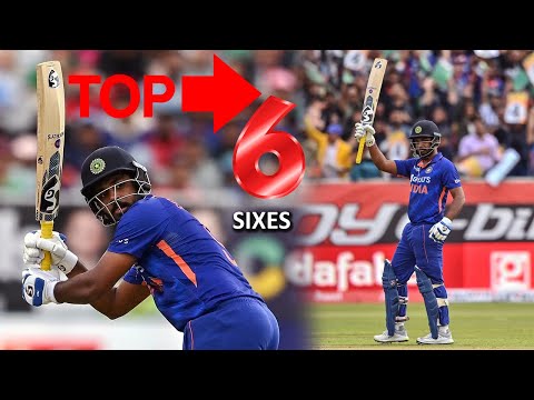 Top 6 SIXES by Sanju Samson in International Cricket संजू सैमसन की 6 छक्के Sanju Samson Batting