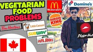 🇨🇦 WENT TO THESE FAMOUS FAST FOOD CHAINS || PRICE AND REVIEW | VEG FOOD ISSUES || MISSING INDIA🇮🇳