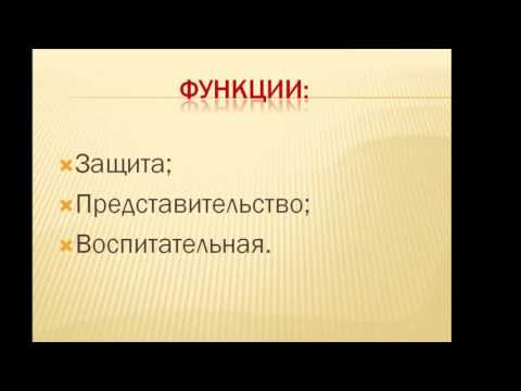 Правовое положение профсоюзов в сфере труда