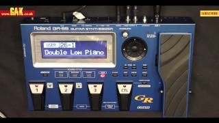 Roland - GR55 Guitar Synthesizer with GK3 Pickup Demo at GAK