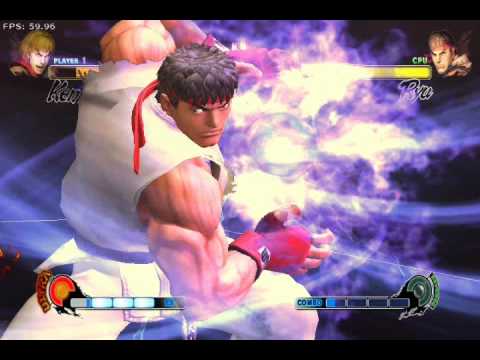 Street Fighter 4 Avoid and counter a direct hit from Ryu's Ultra with Ken
