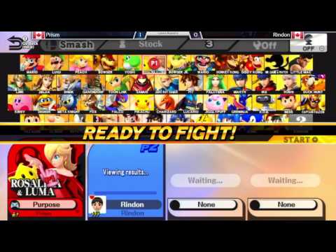Onslaught II - Prism (Rosalina) vs. Rindon (Falcon) - Losers Round 6 - SSB4