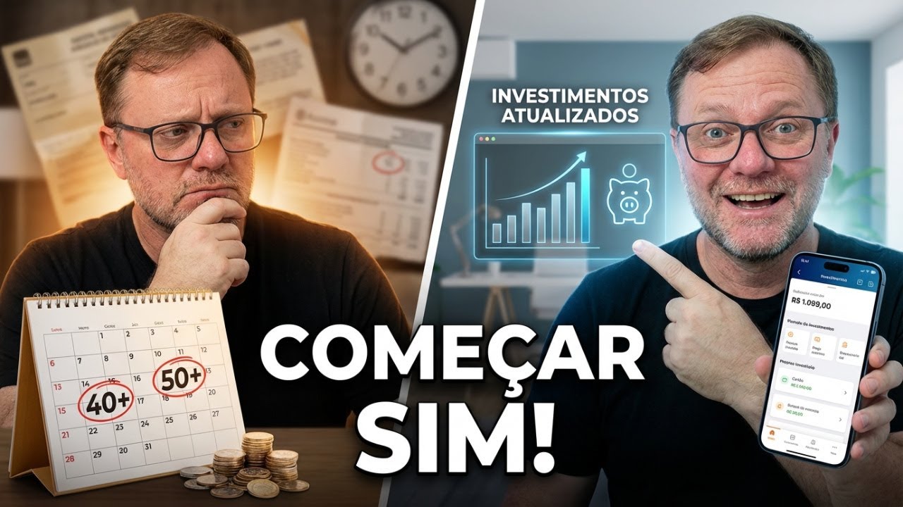 Investir Após os 40, 50 e 60 Anos: O Passo a Passo Atualizado para Iniciantes