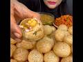 ASMR EATING SPICY GOLGAPPA PANI PURI WATER BALLS Shorts Mukbangn Asmreating Mukbangasmr Asmr