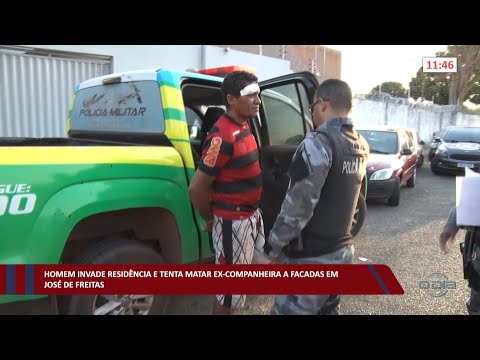 Homem invade residência e tenta matar ex-companheira a facadas em José de Freitas 24 10 2022