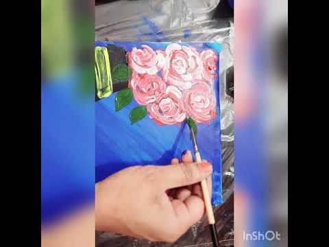 simple  acrylic painting for beginners by tulika kashyap 🖌🖌🖌🖌