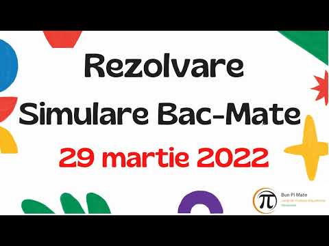 Simulare Bacalaureat 2022 - Pedagogic - Rezolvare Subiect