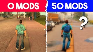 I Installed *50 MODS* 😱 in GTA Vice City