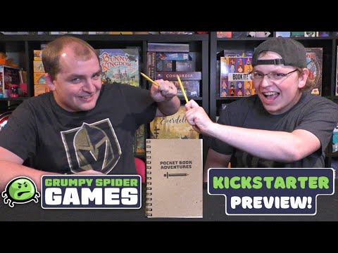 Pocket Book Adventures - Kickstarter Preview!