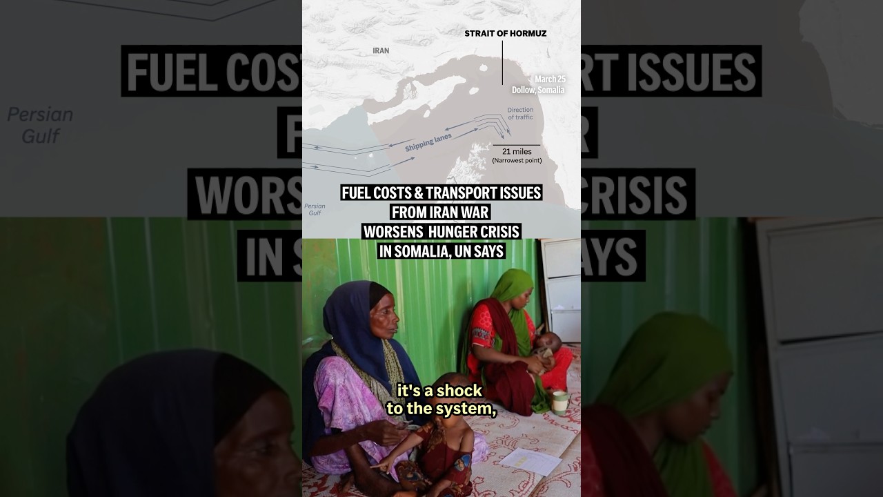 Video | Fuel costs &amp; transport issues from Iran war worsens  hunger crisis in Somalia, UN says