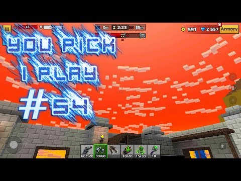 You Pick,I Play! #54 - Clan Siege Battle (Oliver Burns) Pixel Gun 3D