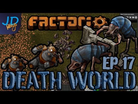 FACTORIO 0.17 DEATHWORLD with P0ober EP17 Body Recovery Inc.