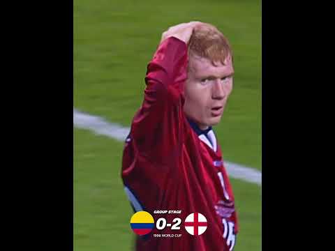 Kolombia vs Inggris - Piala Dunia 1998