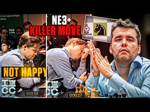 Nepo's immortal against Magnus Carlsen | World Blitz 2024 Finals Game 4